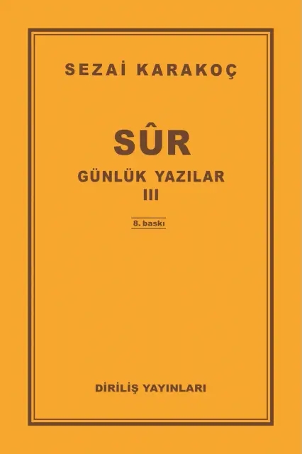 SUR GÜNLÜK YAZILAR III